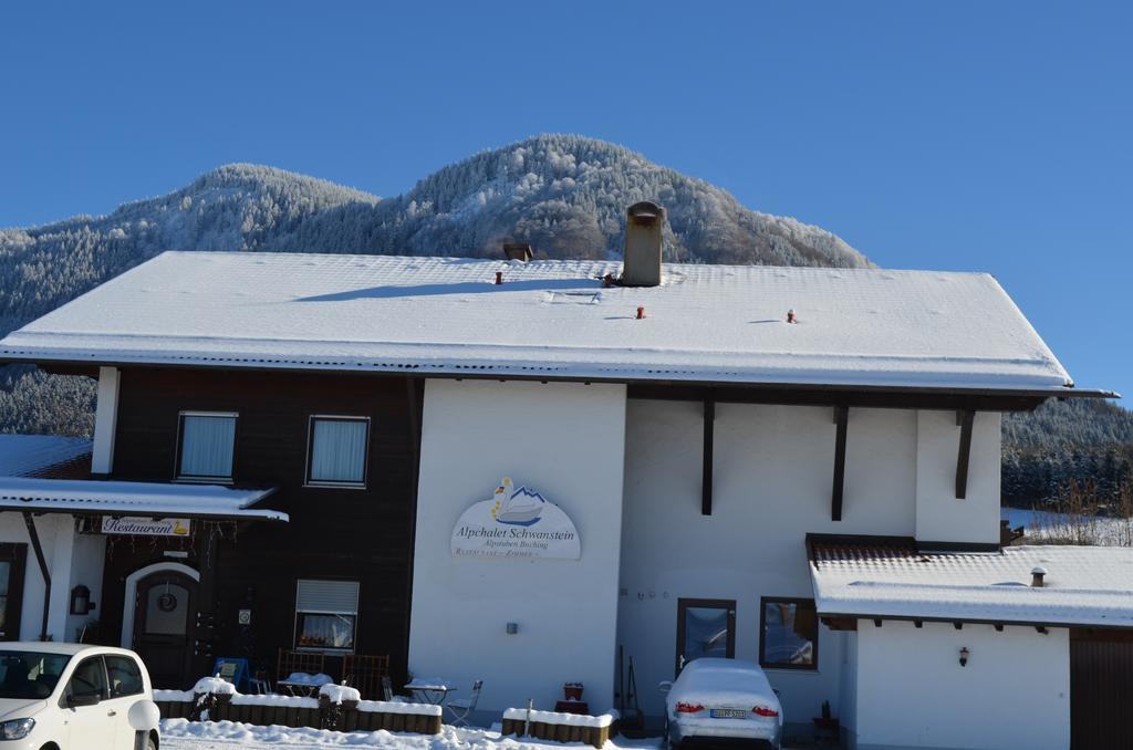 Alpchalet Schwanstein Halblech Bagian luar foto